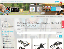 Tablet Screenshot of kusa.sk